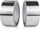 2 pcs - Aluminum adhesive tape - Aluminum foil tape - sealing tape - aluminum foil - insulation tape - Aluminum tape - heat resistant - waterproof - 5cm x 5m - for kitchen, bathroom, electrician, metal surface