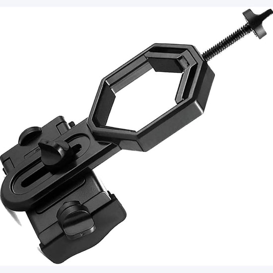 Universal Phone Holder for Telescope - For Eyepiece Diameter Ø 2.5 - 4.8cm - Mobile Phone Adapter Mount - Clip-on Design - For Spotter&