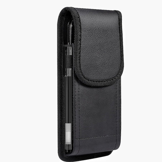 Phone Bag - Phone Holder Belt Men - Belt Clip - For Mobile Phones 6.2-6.5 Inches - Waist Bag - Outdoor Belt Bag - Survival Bag - Black
