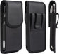 Phone Bag - Phone Holder Belt Men - Belt Clip - For Mobile Phones 6.2-6.5 Inches - Waist Bag - Outdoor Belt Bag - Survival Bag - Black