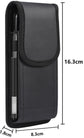 Phone Bag - Phone Holder Belt Men - Belt Clip - For Mobile Phones 6.2-6.5 Inches - Waist Bag - Outdoor Belt Bag - Survival Bag - Black