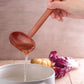 Soup Spoon - 4 Pieces - Stirring Spoon - Wood - With Long Handle - Ladle - Cooking Spoon - Serving Spoon - Bouillon Spoons - Kitchen Accessories - Cooking Utensils - For Soups, Ramen and Hotpot - Suitable for Restaurants and Homes - 22×7cm - Brown