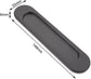 4 pieces - Sliding door handle - Sliding door handle - black - 149*35*6 mm - Furniture handle - Furniture handle - Door fitting - Furniture knob - Self-adhesive - metal