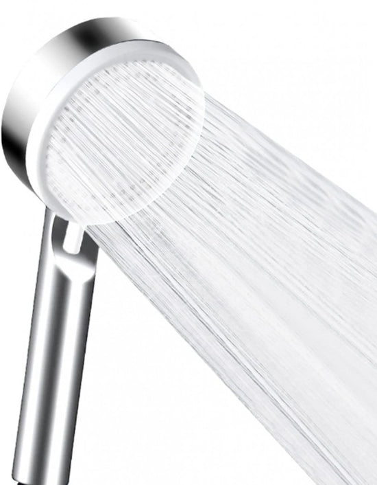 Shower head - 5 jet types - Wellness - 5 spray modes - silver - Better skin - Hand shower - Antibacterial - Anti-limescale protection - Anti-rust