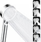 Shower head - 5 jet types - Wellness - 5 spray modes - silver - Better skin - Hand shower - Antibacterial - Anti-limescale protection - Anti-rust