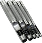 5 Pieces - Belt Punch Pliers - 5 Sizes - Punch Pliers - Leatherworking Tools - Eyelet Pliers - Silver - Steel - 2/3/4/6/8mm