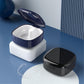 Denture box - 8*8.5*4cm - Denture tray - Braces tray - black - storage box denture tray - Denture cup - Braces cleaning baths - plastic