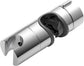 Shower Rail Slider - Hand Shower Bracket - ABS - Adjustable - Shower Head - Universal Shower Holder - Shower Head Holder - Hand Shower Holder - For Hand Shower or Shower Head for Bathroom - Suitable for Ø 18-25mm - Silver
