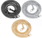 Pieces - Metal Chain - Chain - Bag Strap Chain - Bag Strap - Shoulder Strap - Handbag Strap - Bag Belt - Gold-colored, silver, black - 120cm*9.5mm - Metal