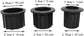 Set of 3 - Parasol base adapter inserts - Reduction rings - 48/38/32 mm center column - Replacement parts for parasol bases - Mounting for outdoor parasol pole