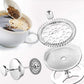 6 pieces - Coffee filter - Reusable - French Press replacement filters Mesh filters replacement - 10.2cm - silver - stainless steel