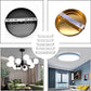 4 pieces - 90mm - Ceiling plate - Bracket - Lighting bracket - Ceiling holder - Hanging lamp bracket - for wall or ceiling - Lamp mounting brackets - with screws - iron - silver