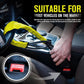 Steering Wheel Lock - Belt Lock - with 3 Keys - Yellow - Universal - Steering Wheel Anti-Theft Device - for Car Security - for Most Vehicles, Trucks, SUVs, Vans