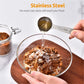 Measuring Spoons Set - 9 Pieces - Measuring Spoons Cups - BPA Free - Measuring Spoons - Measuring Spoons - Gram & ML Weighing - Measuring Spoons - Measuring Cups Spoons - Measuring Spoons - Stainless Steel - Silver - 15ml / 7.5ml / 5ml / 3.75ml / 2.5ml /