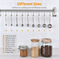 Measuring Spoons Set - 9 Pieces - Measuring Spoons Cups - BPA Free - Measuring Spoons - Measuring Spoons - Gram & ML Weighing - Measuring Spoons - Measuring Cups Spoons - Measuring Spoons - Stainless Steel - Silver - 15ml / 7.5ml / 5ml / 3.75ml / 2.5ml /