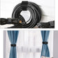 Cable organizer - 40 pieces - 200 x 2 mm - Black - Nylon - Velcro - Cable ties - Tie-wraps - Cable management - Cable ties Velcro - Cable holder - With plastic buckle - Adjustable