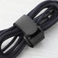 Cable organizer - 40 pieces - 200 x 2 mm - Black - Nylon - Velcro - Cable ties - Tie-wraps - Cable management - Cable ties Velcro - Cable holder - With plastic buckle - Adjustable
