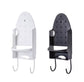 Ironing board holder - Hanging system for your ironing board AND iron - simple ironing board holder - black - plastic - Ironing board holder - Wall-mounted ironing board holder