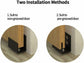 Floor guide - Wall guide - Door guide - Door guide - Steel - Black - Wall mounting - for sliding doors, shed doors