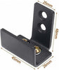 Floor guide - Wall guide - Door guide - Door guide - Steel - Black - Wall mounting - for sliding doors, shed doors