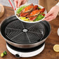 Oven Rack - Steam Rack - Stainless Steel - Microwave Rack - Round - Grill Cooling Rack - Multifunctional Cooking Steam Stand - Microwave Rack Round - Oven Rack - Universal - Suitable for cooking, baking and roasting - 16cm - Silver