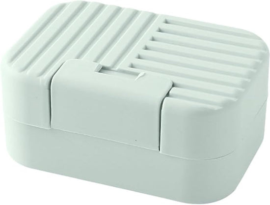 Soap Dish - Soap Holders - Soap Box - Portable Bar Soap Case - Soap Box Travel - Bathroom Accessories - PP - 11*7.5*5cm - green