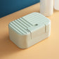 Soap Dish - Soap Holders - Soap Box - Portable Bar Soap Case - Soap Box Travel - Bathroom Accessories - PP - 11*7.5*5cm - green