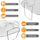 Square air fryer rack - Air fryer baking pan - Air fryer accessories - Stainless steel - 20 cm