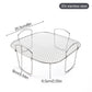Square air fryer rack - Air fryer baking pan - Air fryer accessories - Stainless steel - 20 cm
