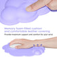 Mouse pad - Mouse pad with wrist rest - Ergonomic mouse pad - Mouse pad with leather surface, suitable for computers, laptops, office, home and travel, with non-slip bottom