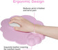 Mouse pad - Mouse pad with wrist rest - Ergonomic mouse pad - Mouse pad with leather surface, suitable for computers, laptops, office, home and travel, with non-slip bottom