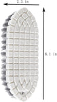 Brush - Multifunctional cleaning brush - Sturdy hand brush with stiff bristles - Multiple flexible brush heads - Suitable for cleaning bathtubs, kitchens, faucets and corners - Set of 2