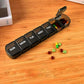 Week Medicine Dispenser with Large Compartments Black