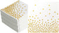Napkins 100-pack, white and gold napkins Gold napkins Napkins