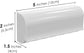 Wall-mounted toothbrush holder with 6 compartments and self-adhesive