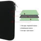 Computer Case / Laptop Case - Select Size Black Black 15 inch - Black