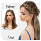 1pc Synthetic Braiding Hair with Adjustable Belt Braided Bohemian Style Women Hairstyle 10 10 Athree strand braid