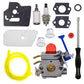 Carburetor Fits 545081848 125L 125LDX 128CD 128L 128LD 128LDX 128R 128RJ Replaces C1Q-W40A Trim