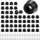 Rubber Feet for Cutting Boards Compatible with Multiple Brands 50 Pieces with Stainless Steel Screws Anti-Slip Buffer