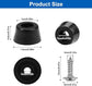 Rubber Feet for Cutting Boards Compatible with Multiple Brands 50 Pieces with Stainless Steel Screws Anti-Slip Buffer