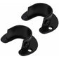 Wall Mounted Clothes Rod Holder for 1.26 Inch Diameter, Shower Curtain Rod Bracket, 2-Pack