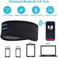 Wireless Headband Headphones Compatible with All Devices for Running Sleeping Music Black