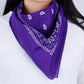 12 Pack Bandana Scarf 54x54cm Unisex Handkerchief 12 Colors