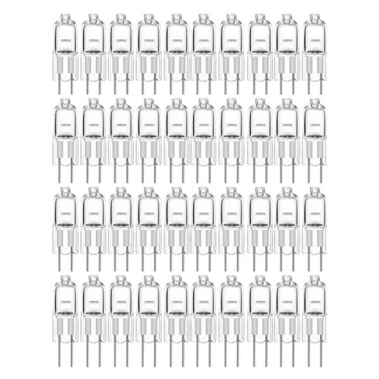 G4 Halogen Bulbs 20-Pack 10W 12V Warm White