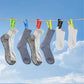 Sock Clips 60 Pack for Washing Machine and Dryer, Laundry Clips with Hooks, Sock Holder Set