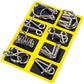 8pcs Metal Brain Teaser Puzzle Rings IQ Training Game for Kids and Adults Board Games