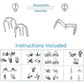 8pcs Metal Brain Teaser Puzzle Rings IQ Training Game for Kids and Adults Board Games