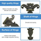 Antique Hinges Bronze Decorative Retro Carved Cabinet Hinges For Doors Cupboard Jewelry Box 6 pcs