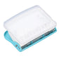 Handheld Portable Spiral Binding Machine for A4 A5 A6 A7 Paper, Round Hole Punch, Light Blue for School and Home Use