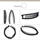 4pcs Banana Clips for Thick Hair, Vintage Fishbone Hair Clips Hair Accessories Compatible with Curly Hair